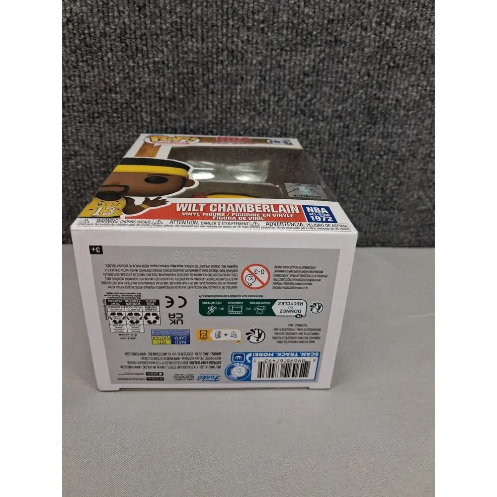 Funko Pop Wilt Chamberlain 163 NBA All Stars Basketball Protective Case